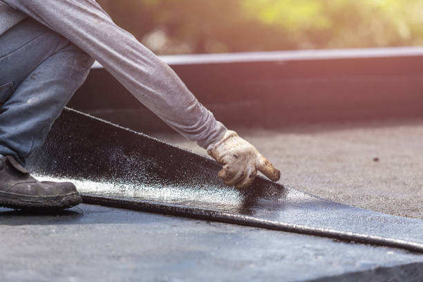 Professional Waterproofing technician working in Mount Pleasant, WI